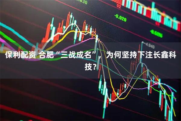 保利配资 合肥“三战成名”，为何坚持下注长鑫科技？
