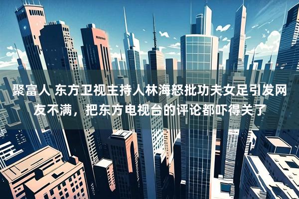 聚富人 东方卫视主持人林海怒批功夫女足引发网友不满，把东方电视台的评论都吓得关了